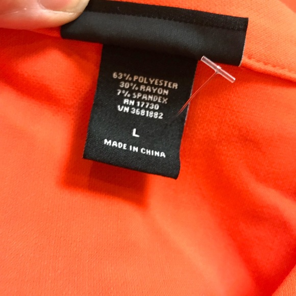Victoria Beckham XS S L Orange scallop skirt NEW - Picture 4 of 6